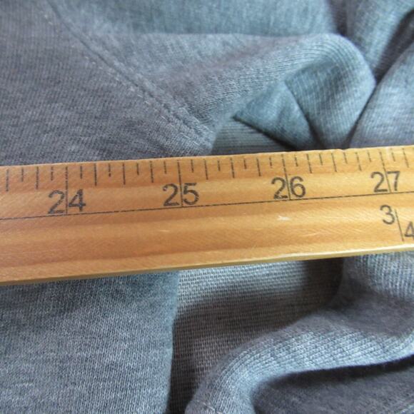 Syracuse Hoodie Mens 2XL Gray Sweatshirt Sports Orange Football Logo Grunge e5 - Picture 10 of 11